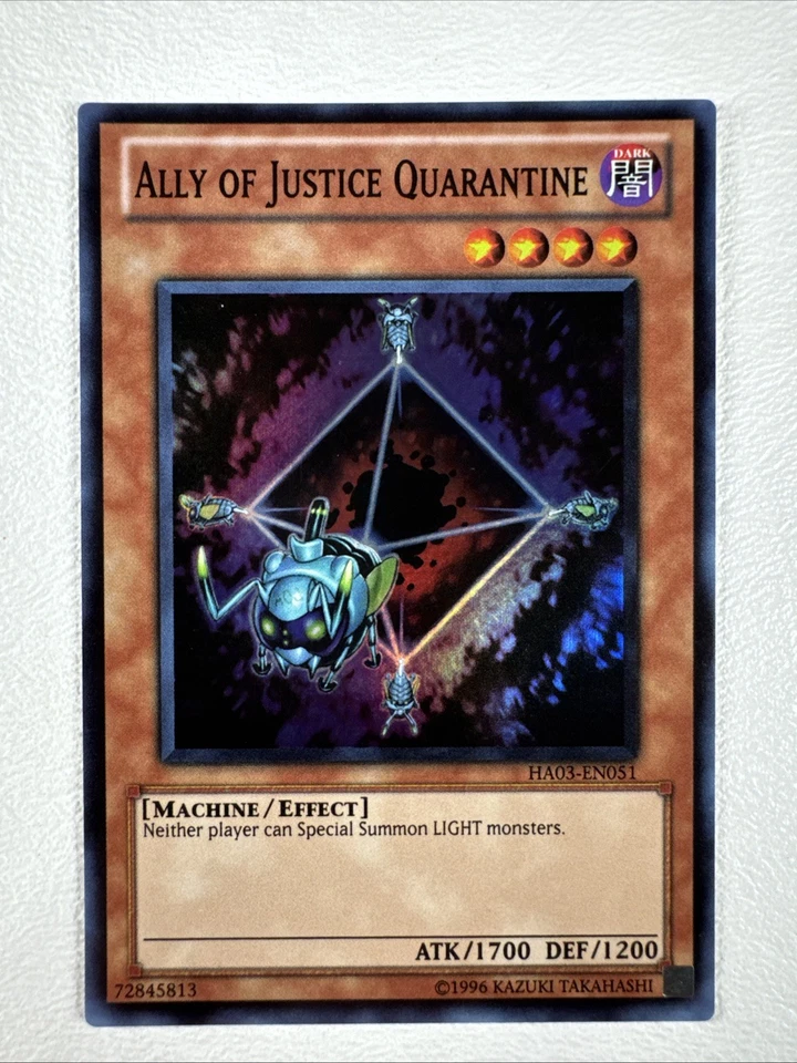 Ally of Justice Quarantine - LP Unlimited Hidden Arsenal 3 #HA03-EN051 2010 - Image 1 of 2