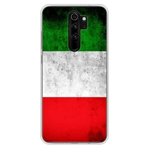 Coque en silicone imprimée compatible Xiaomi Redmi Note 8 Pro Drapeau Italie - Photo 1 sur 6