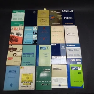 20 libretti uso e manutenzione misti Austin, BA3, Dacia. Conservazione mediocre - Foto 1 di 3
