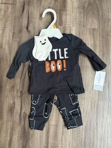 Carters Recién Nacido Halloween Little Boo! Juego de 3 piezas - Imagen 1 de 6