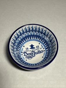Don Julio Tequila Salt Or Salsa Footed Bowl Blue Pattern 1942 - 3” x 1.75” - Picture 1 of 6