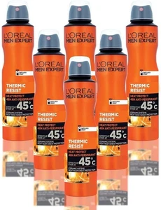 L'OREAL MEN EXPERT THERMIC RESIST ANTI-PERSPIRANT DEODORANT 150ML 3 OR 6 PACK - Picture 1 of 3