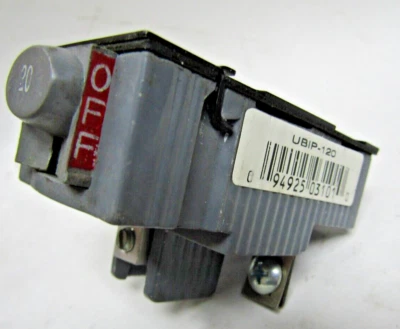 ✌️NEW UBIP 20 AMP SINGLE POLE PUSHMATIC CIRCUIT BREAKER - Image 1 of 3