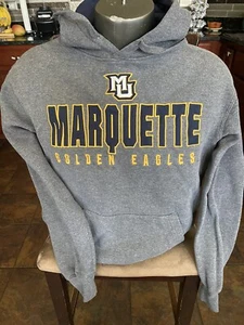 Campus Heritage Marquette Sweatshirt Mens Gray S Hoodie University Golden Eagles - Picture 1 of 3