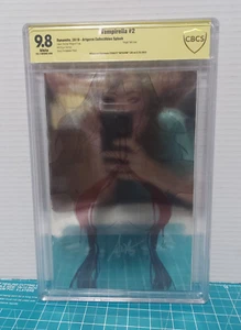 Vampirella 2 Dynamite Artgerm Foil Virgin Signed By Artgerm CBCS 9.8 - Foto 1 di 6