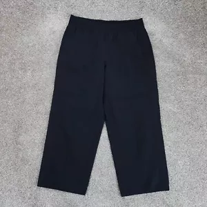 Lululemon Pants Womens 10 Black Wanderer Crop Wide Leg Lightweight Culotte - Picture 1 of 17