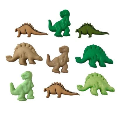 Dinosaur Park 4081 - Buttons Galore - Animals - Craft Sewing Scrap - Image 1 of 2