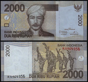 INDONESIA 2000 RUPIAH (P148d) 2013 UNC - Picture 1 of 1