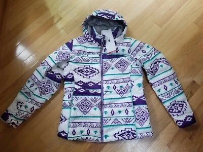 NEW Girl’s Size XL Spyder Elevate Timeless Down Synthetic Jacket Aztec Print - Image 1 of 4