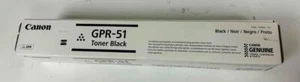 Canon GPR-51 Genuine Black Toner Cartridge Genuine OEM New Sealed - Picture 1 of 2
