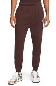 Nike Cargo Sweatpants Jogger Sportswear Club Brown Basalt CD3129-203 Men's XXL - Picture 1 of 3