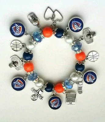 Pulsera Oklahoma City Thunder con cuentas Foto 1 de 3
