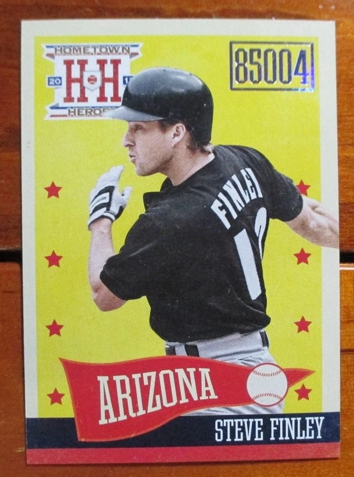 2013 Hometown Heroes Zip Code #223 Steve Finley Arizona Diamondbacks   - Image 1 of 1