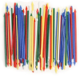 Summer Party Spears Luau Plastic 3.25" Cocktail Drink Picks, 100 CT, Multi-Color - Picture 1 of 1