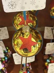 2025 Disney Parks Pixar Ball Glitzer Ornament Neu - Bild 1 von 2
