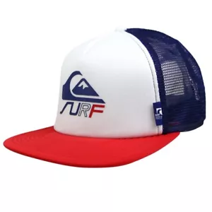 QUIKSILVER FOAMSLAYER SURF SNAPBACK MENS CAP  AQYHA04805 RQRO  RRP £26 - Picture 1 of 3