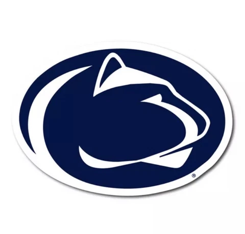 Penn State Nittany Lions 12” Logo Vinyl Car Truck Magnet NCAA Football Cover
