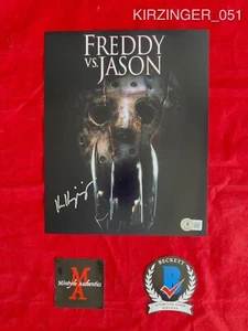 ¡FOTO 8x10 firmada autografiada por Ken Kirzinger! ¡FREDDY VS JASON! JASON! BECKETT! - Imagen 1 de 2