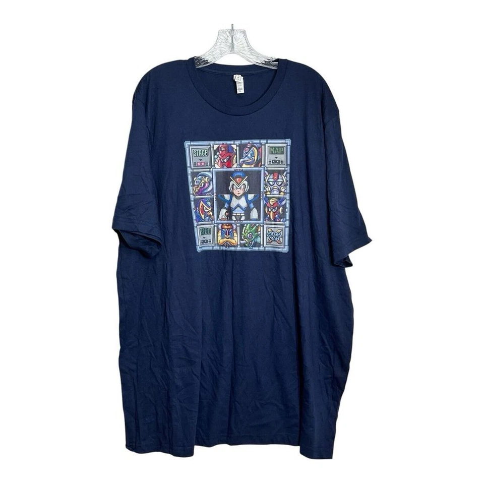 Capcom Mega Man Characters Retro 1990s Gamer  T Shirt Tee Mens Size 3XL NWOT - Image 1 of 4