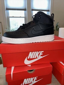 Nike Mens 9.5 New In Box Court Vision Mid Winter Sneakers Black DR7882 002 - Picture 1 of 10