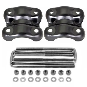 Para 88-00 Chevy GMC C/K 2500 3500 15592588 Hoja Trasera Muelle U Tornillos y Placa - Imagen 1 de 8