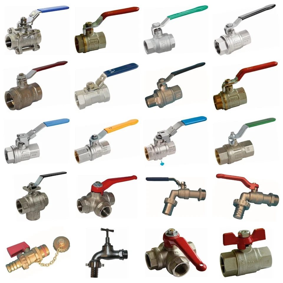 Kugelhahn Wasserhahn Absperrhahn Schrägsitzventil Kugelauslaufhahn Mini KFE Hahn - Bild 1 von 1