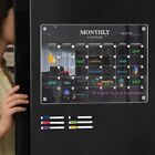 Tableau de calendrier magnétique acrylique idéal pour la planification des rep