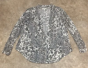Maurice’s Brand Long Sleeve Cardigan W/ Smocked Shoulders-Size Medium - Picture 1 of 11