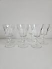 Vintage ARC France Crystal Wine Glasses Clear - Set Of 7 - 6"