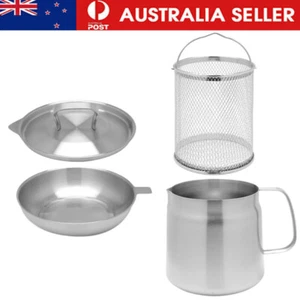 Kitchen Stainless Steel Oil Filter Pot Large Capacity Versatile Oil Filter - Picture 1 of 16