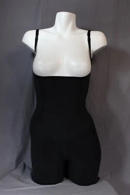 New Spanx 10130R Women's OnCore Open-Bust Mid-Thigh Bodysuit Size Large black - Image 1 of 4