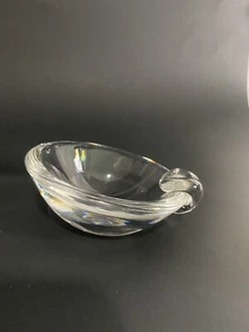 Steuben Crystal Clear Glass Individual Sloping Bowl Ashtray Vintage MCM - Picture 1 of 12
