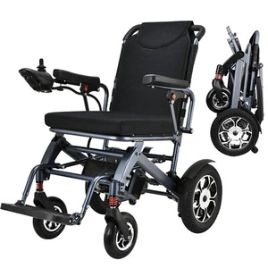 Ultra-lightweight Foldable Electric Wheelchair, 15Miles Long Range, 12AH Battery - Picture 1 of 8