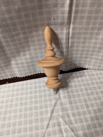 WOOD FINIALS UNFINISHED FOR BED OR FURNITURE  FINIAL set of 4 Cover