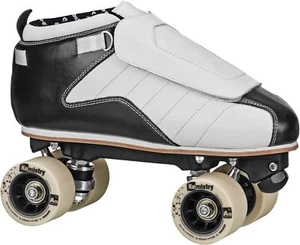 Roller Derby Elite Primo X Leather Jam and Shuffle M11/W12, White  - Picture 1 of 4
