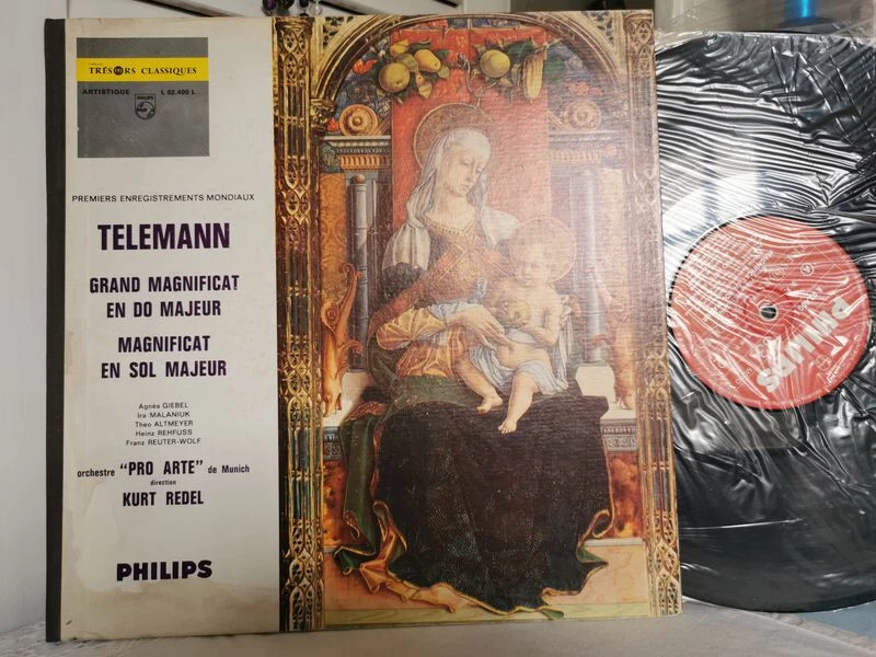 TELEMANN: Grand Magnificat + Magnificat   Pro Arte Munich Redel / Philips mono - Photo 1/1
