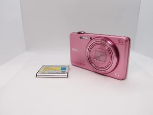 SONY Cyber-shot DSC-WX200 Digital Camera Pink 10x Language Japanese USED - Picture 1 of 24