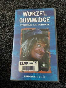 Worzel Gummidge Starring Jon Pertwee VHS Cassette Tape Rated U Episodes 1, 2 & 3 - Photo 1/4