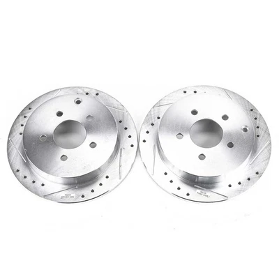 Powerstop Ar8270Xpr Evolution Drilled & Slotted Zinc Plated Rotors (Pair) - Image 1 of 4