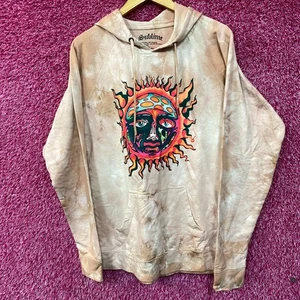 Felpa con cappuccio Sublime Sun 1995 Summer Tour Tie Dye Ska Rock Band taglia XL - Foto 1 di 4