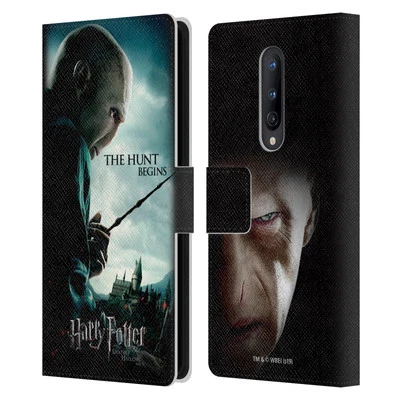 OFFICIAL HARRY POTTER DEATHLY HALLOWS VII LEATHER BOOK CASE FOR ONEPLUS PHONES - Image 1 of 4