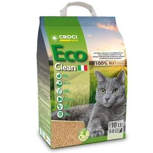 Lettiera Eco Clean 10 L Lettiera Gatti agglomerante Biodegradabile si getta nel - Foto 1 di 24