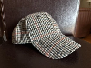 Cappello Maurice's Uomo Pied de Poule Berretto Baseball Regolabile "Wool Look" - Foto 1 di 5