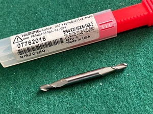 Accupro Double Ball End Mill 07762016 3/64 x 3/16 x 5/16 LOC x 2 OAL 2 Flute USA - Picture 1 of 3