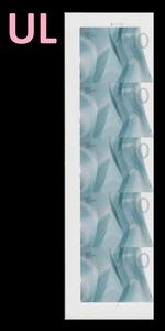 US 4720 Waves of Color Ten Dollars $10 plate strip 5 UL MNH 2012 - Picture 1 of 1