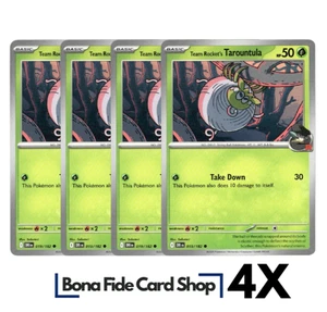 4x Team Rocket's Tarountula 019/182 x4 - Destined Rivals - Juego de cartas coleccionables Pokémon - Imagen 1 de 2