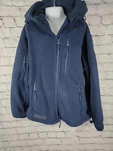 Baerskin Tactical Youth Size 11/12 Full Zip Fleece Navy Jacket - Picture 1 of 10