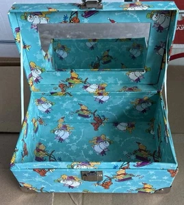 RARO DISNEY CLÁSICO POOH JOYERÍA BARATIJA CAJA DE RECUERDO CON ESPEJO GRANDE NAVIDAD - Imagen 1 de 13