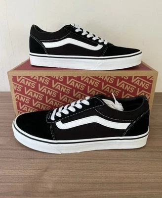 EU 41 Vans Old School Scarpe da Ginnastica Unisex Adulto - Black/White, EU 41 - Immagine 1 di 4