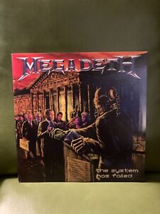 Megadeth The System Has Failed Vinyl LP 2019 Sanctuary Records EXCELLENT Rare!!
